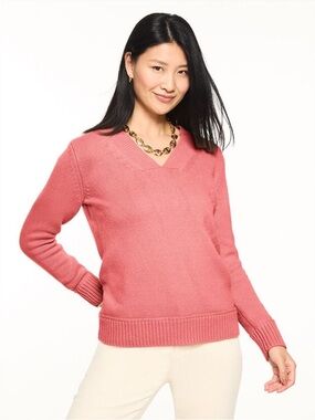 Talbot’s Pink V-Neck Sweater